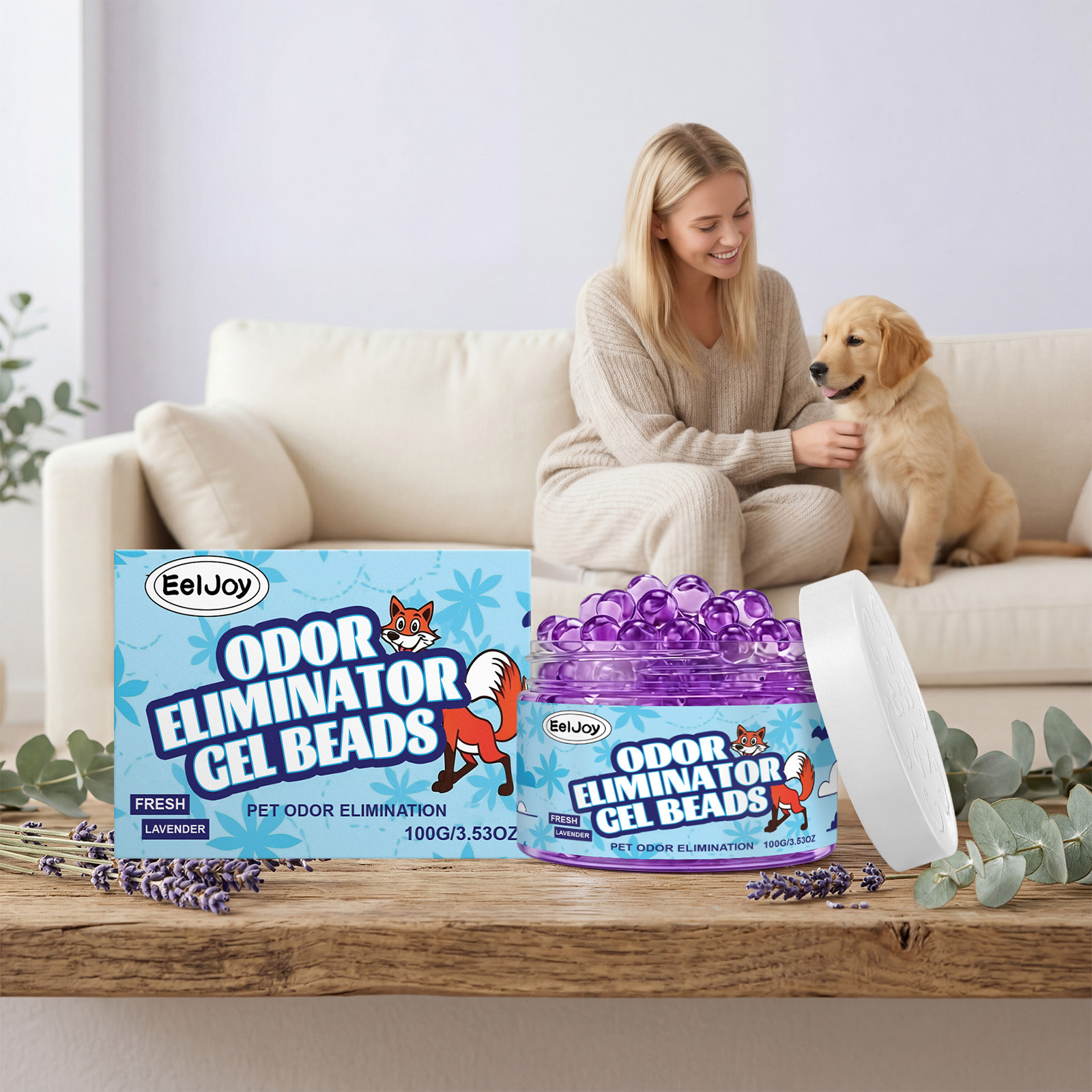 Home Fragrance Long Lasting - Pet Odor Eliminator Gel Beads Lavender