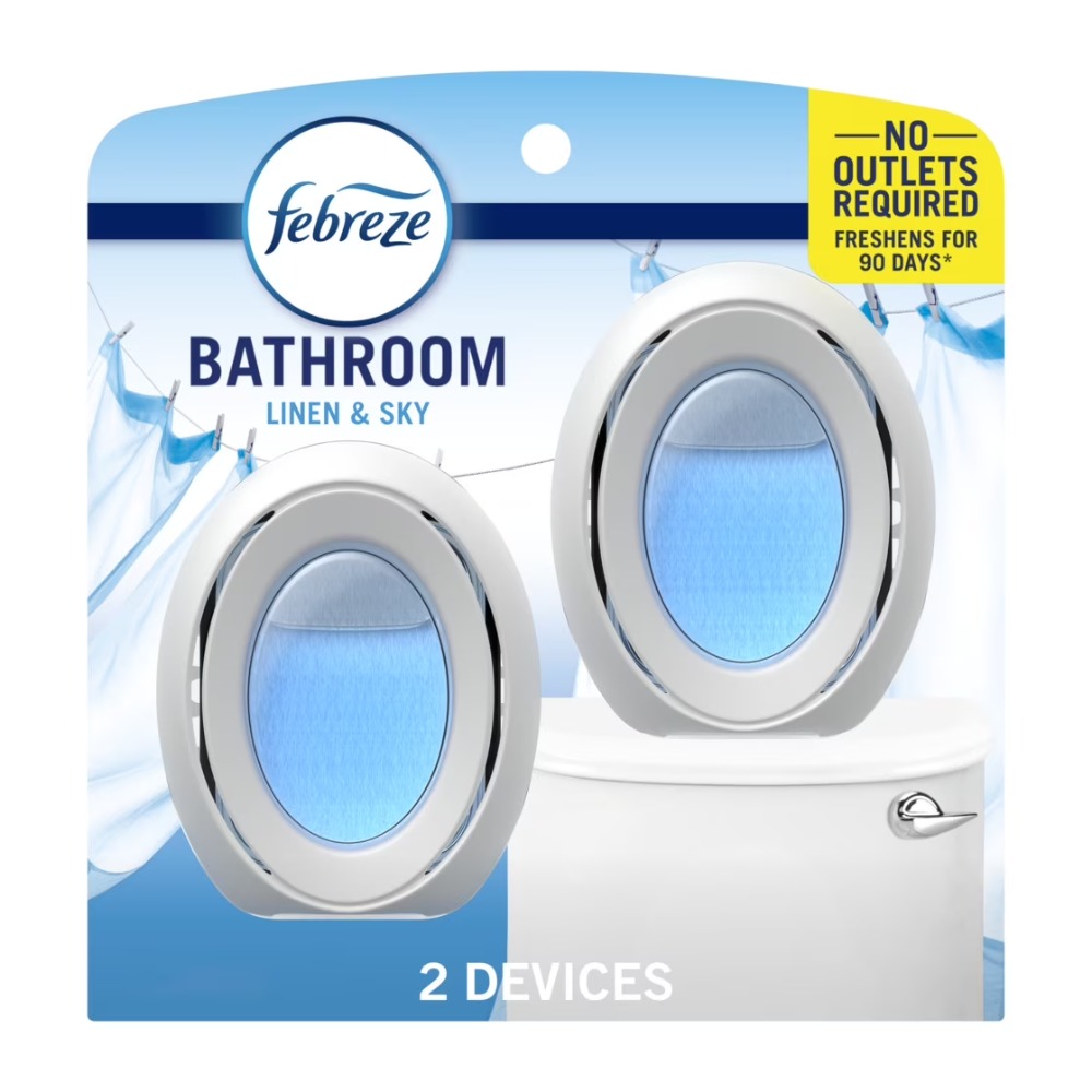 Home Fragrance Fresh Linen - Air Freshener for Bathroom with Odor