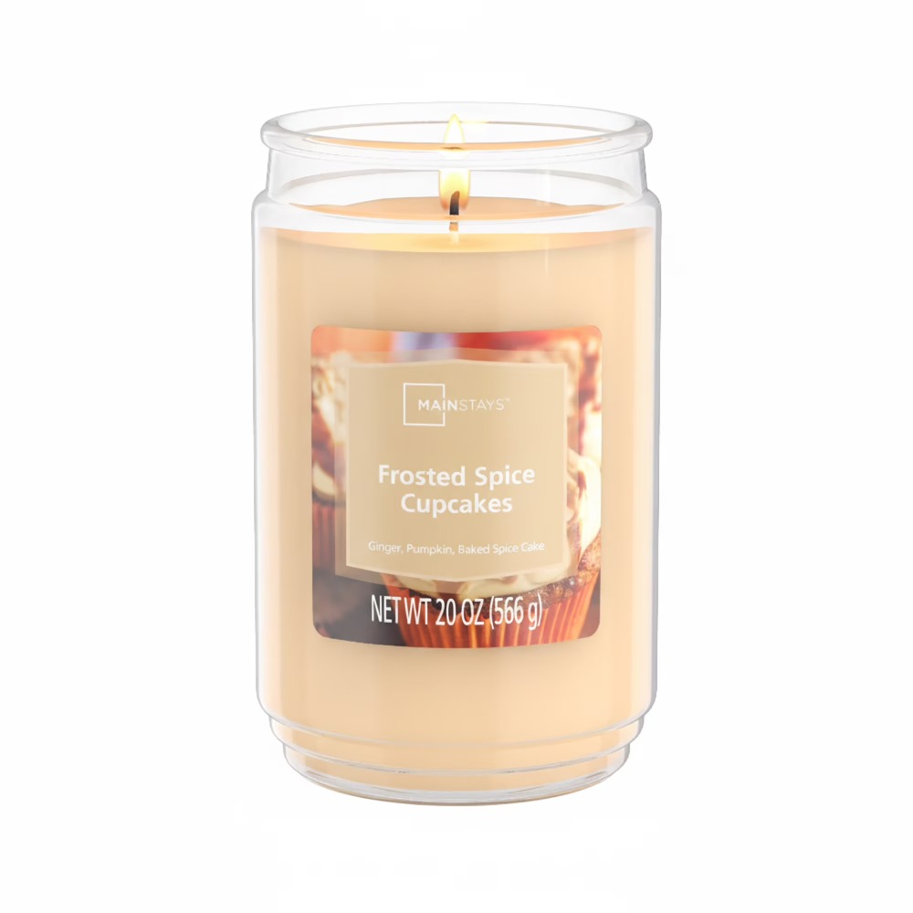 Home Fragrance Long Lasting - Frosted Spice Cupcakes Scented Large Glass