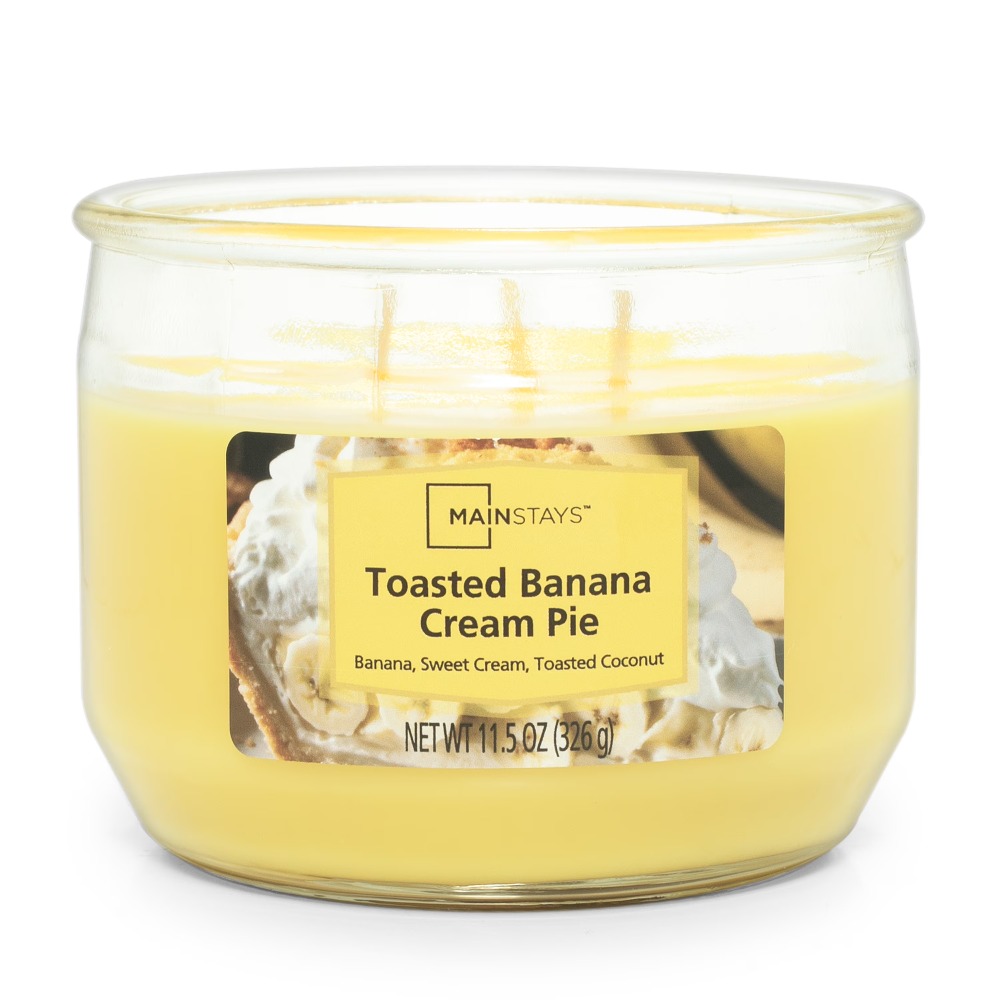 Home Fragrance Long Lasting - Toasted Banana Cream Pie Scented Large