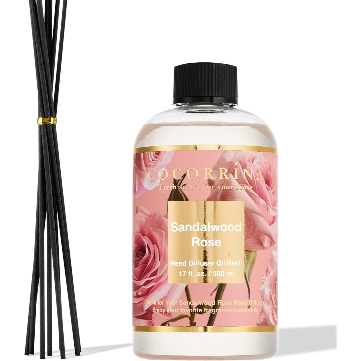 In Home Fragrance Products - Sandalwood Rose Reed Diffuser Refill 17oz