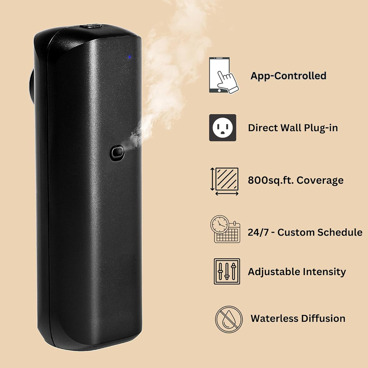 Home Fragrance Janzen - Fragrance Diffuser Toilet Automatic Air Freshener