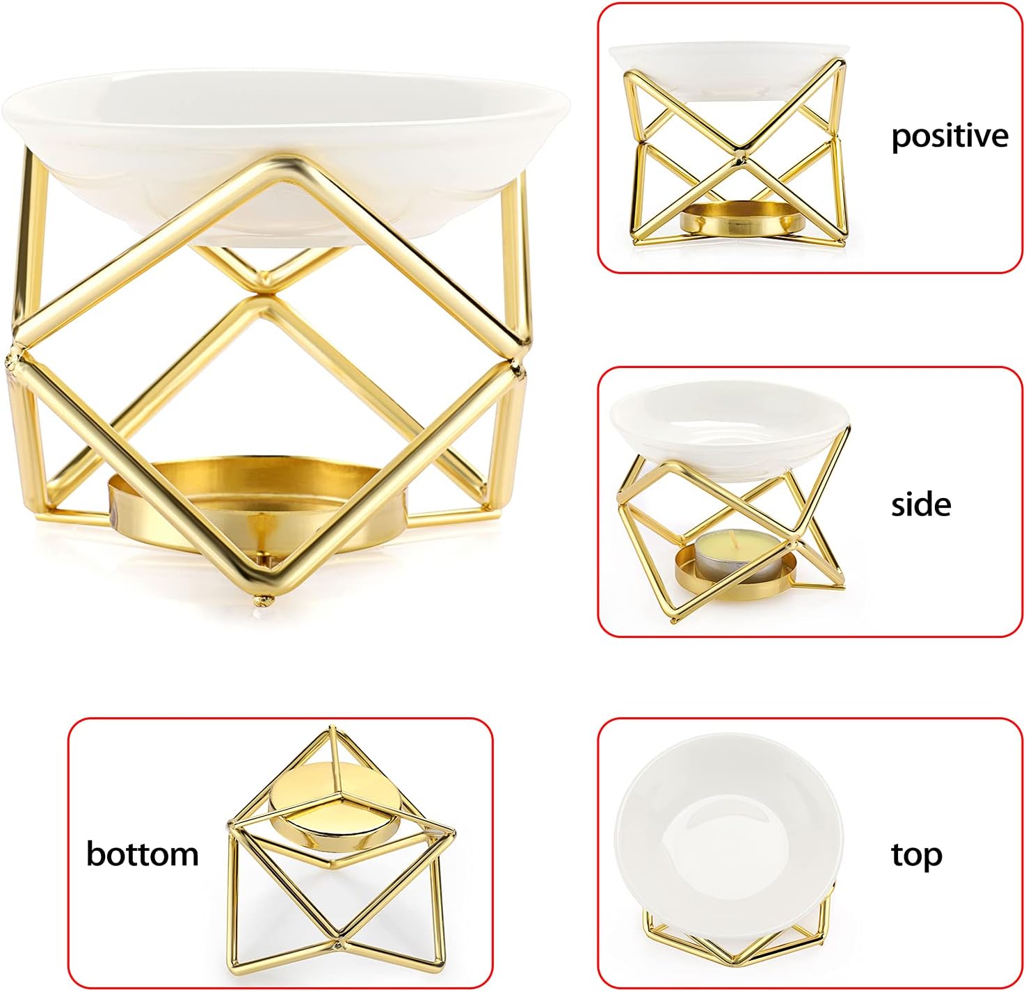 Euro Metal Oil Burner Wax Warm - Home Fragrance Oil avis et prix