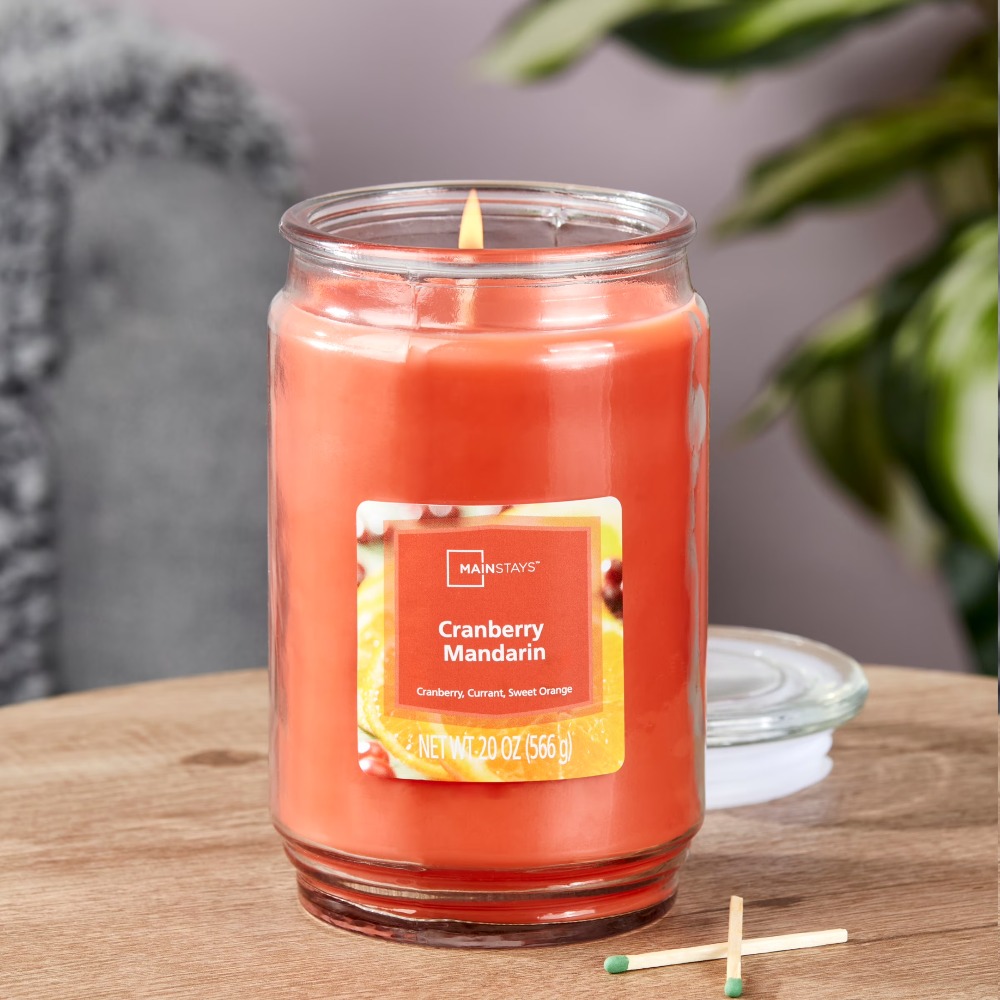 Large 20oz Cranberry Mandarin  - Home Fragrance Long Lasting avis et prix
