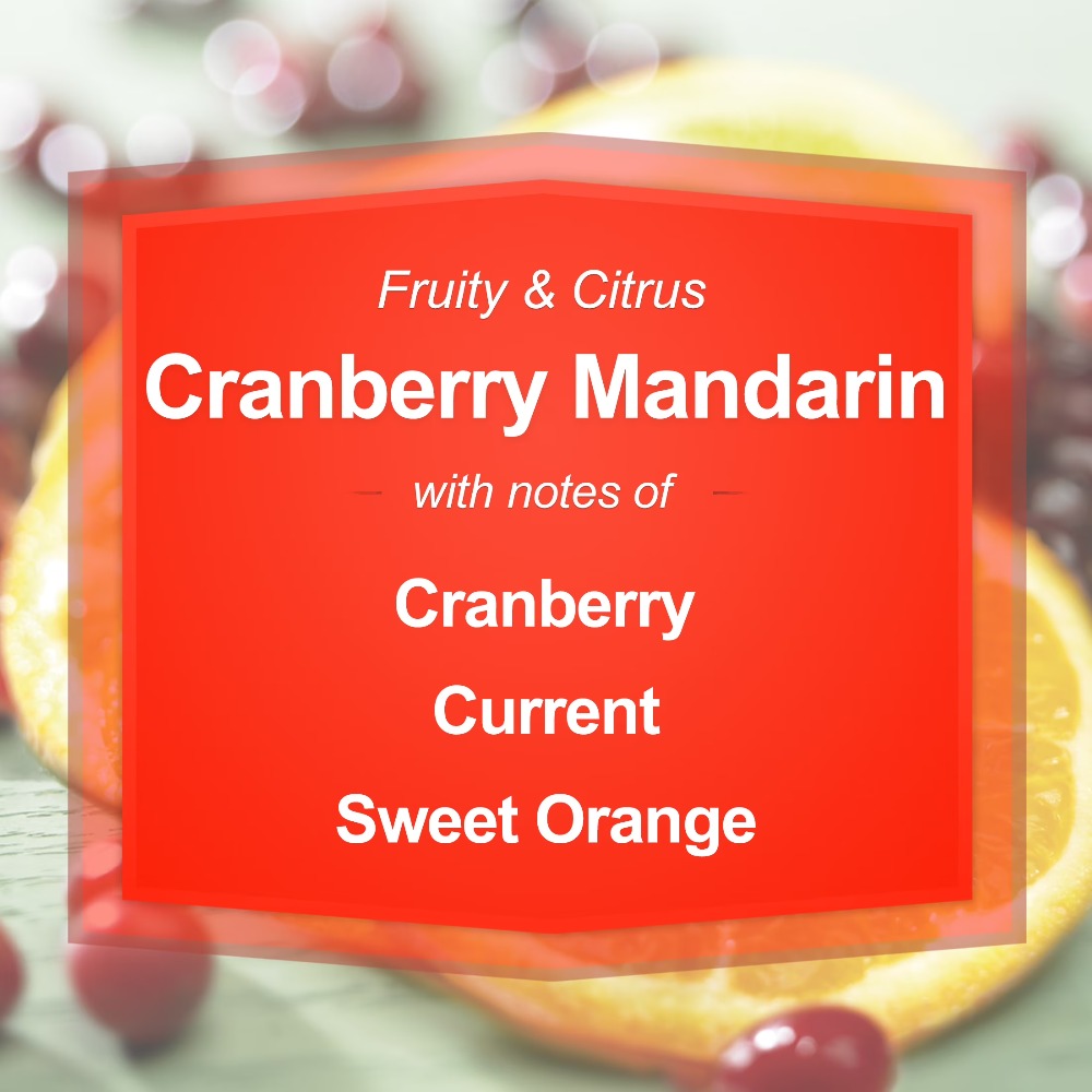 Large 20oz Cranberry Mandarin  - Home Fragrance Long Lasting avis et prix