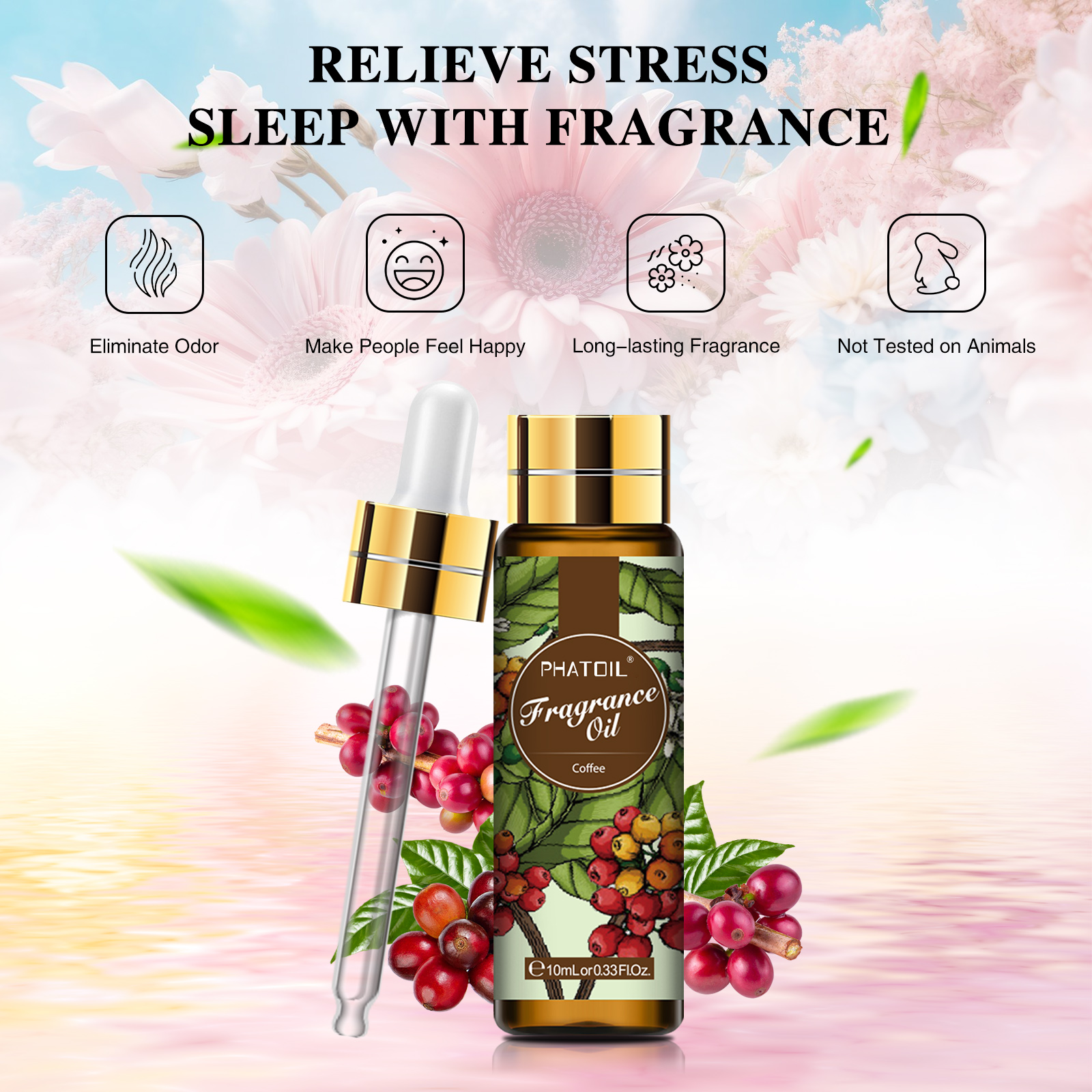 10ml with Dropper Coffee Sea B - Home Fragrance Fresh Linen avis et prix