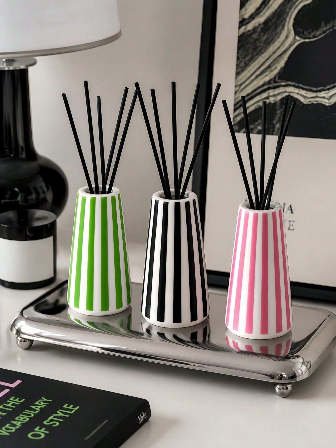 1pc Nordic Minimalist Striped  - Home Fragrance Diffuser Sticks avis et prix