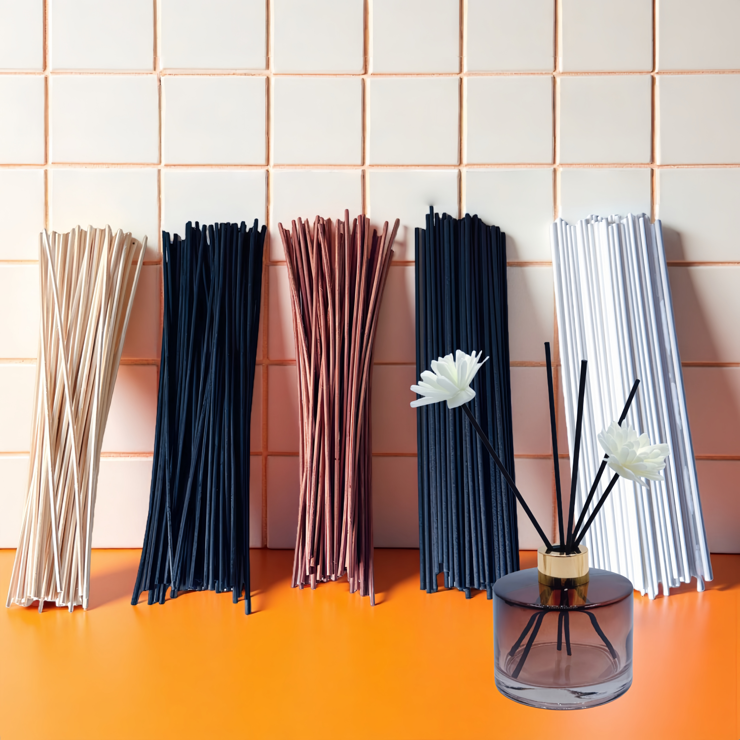 50 Pieces of Natural Wood Ratt - Home Fragrance Diffuser Sticks avis et prix