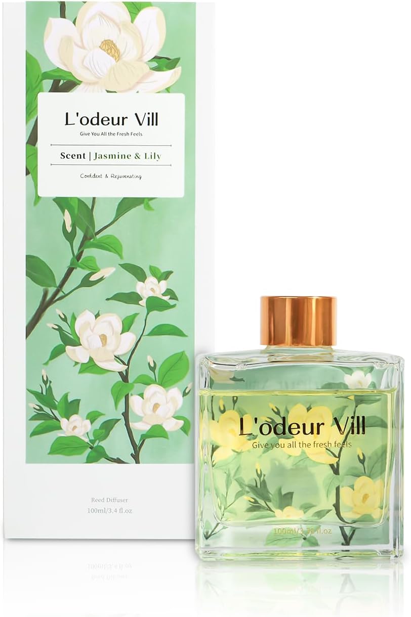 Jasmine Lily Reed Diffuser Set - In Home Fragrance Products avis et prix