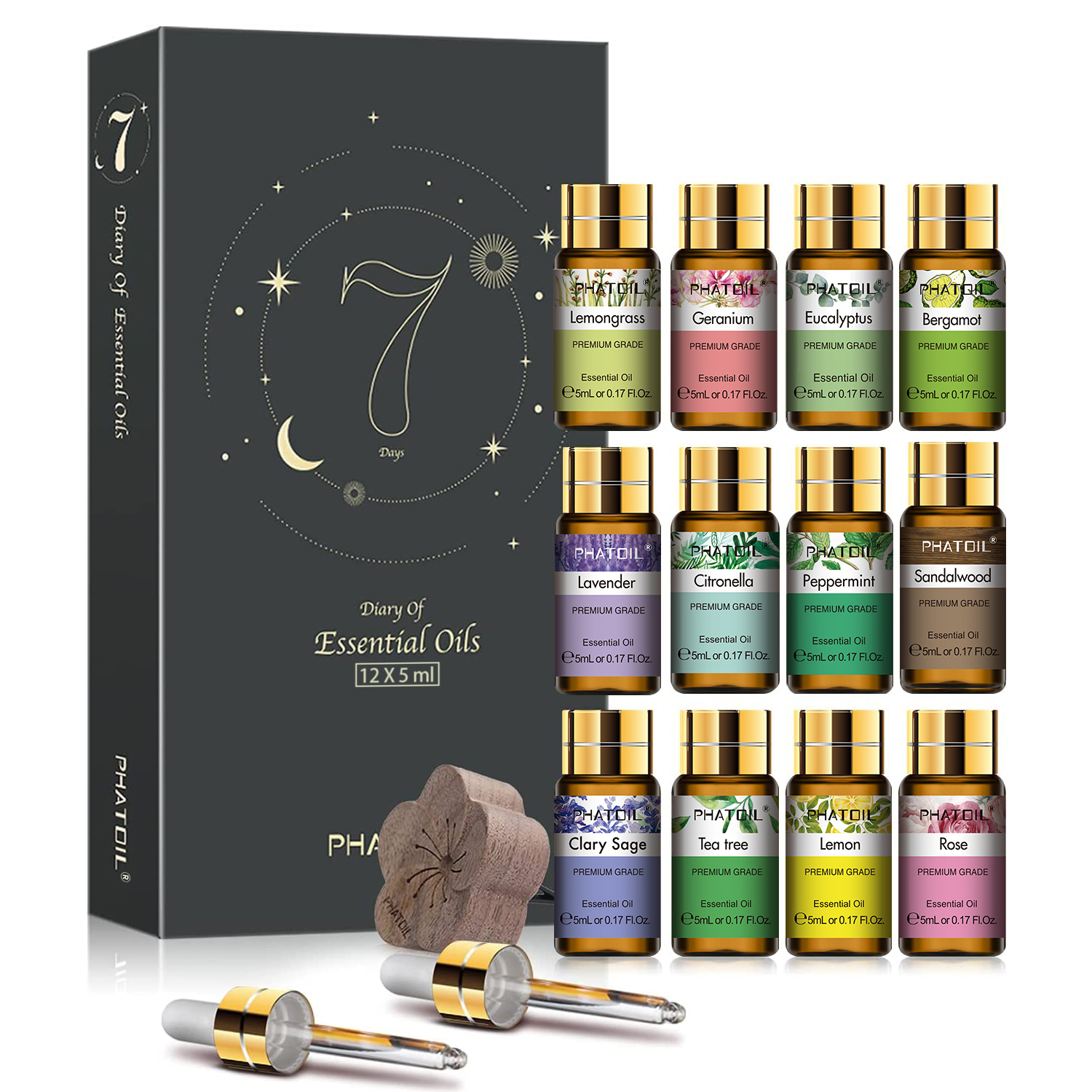PHATOIL 12pcs/15pcs Aromathera - Home Fragrance Oil avis et prix