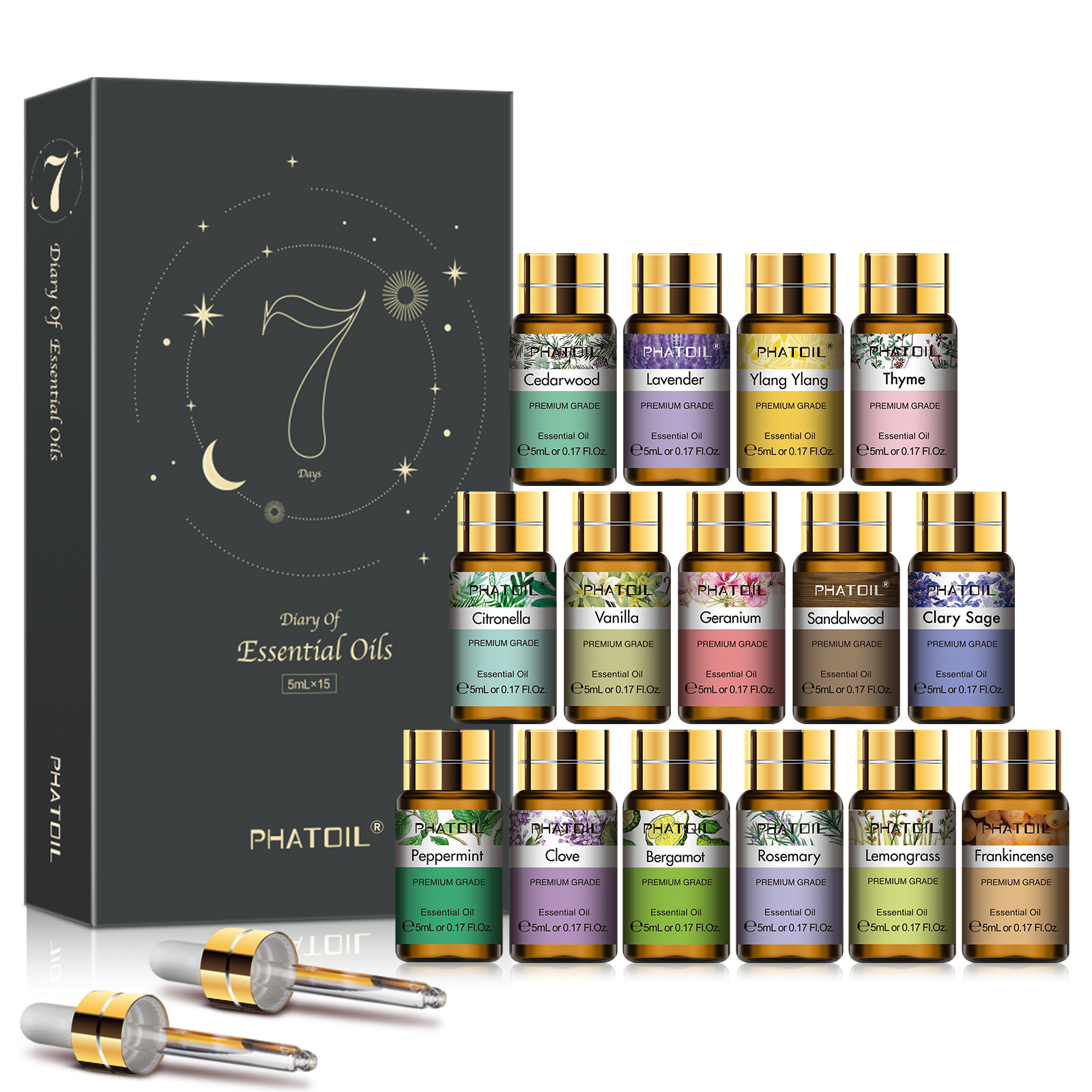 PHATOIL 12pcs/15pcs Aromathera - Home Fragrance Oil avis et prix