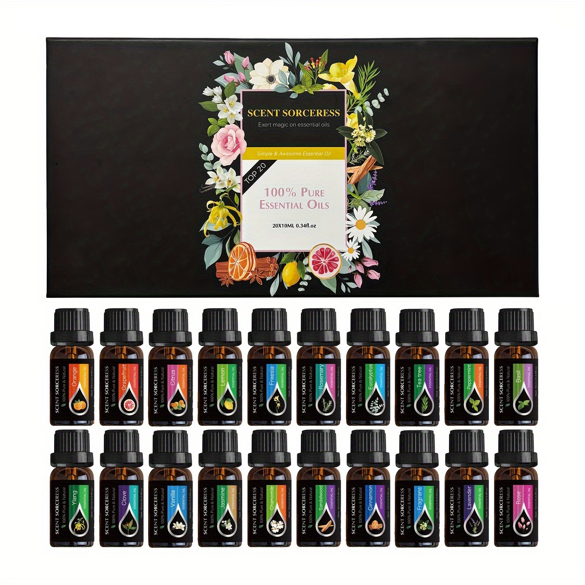 20pcs/set Essential Oil Set La - Home Fragrance Oil avis et prix