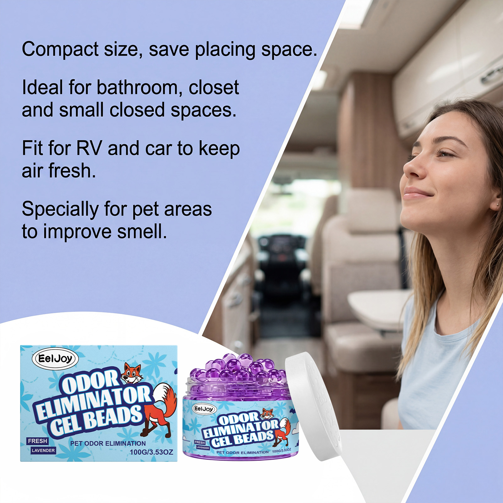 Pet Odor Eliminator Gel Beads  - Home Fragrance Long Lasting avis et prix