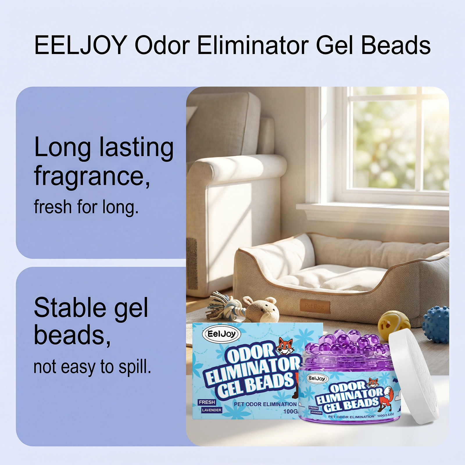 Pet Odor Eliminator Gel Beads  - Home Fragrance Long Lasting avis et prix