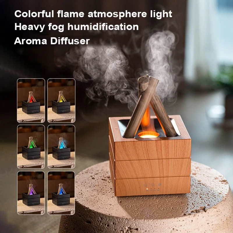 Air Humidifier Flame Essential - Home Fragrance Leather Diffuser avis et prix