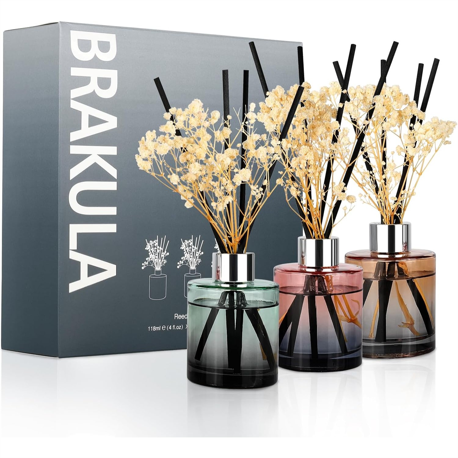 3 Pack Reed Diffuser Set Fresh - Home Fragrance Fresh Linen avis et prix