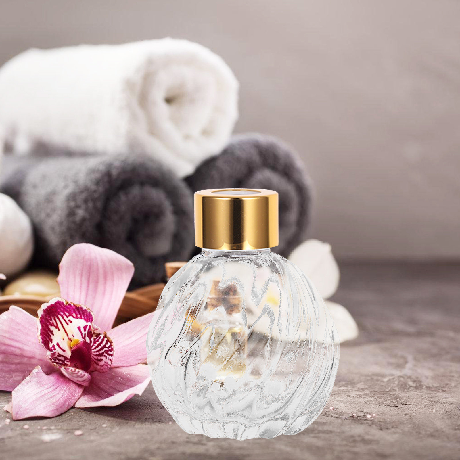 2Pcs 100Ml Clear Glass Vintage - Home Fragrance Leather Diffuser avis et prix
