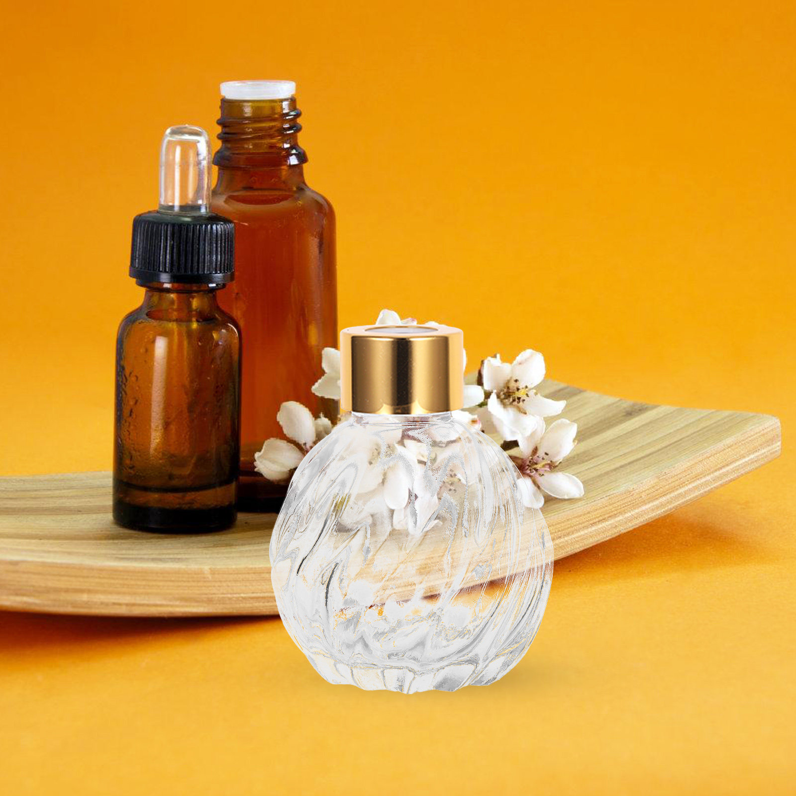 2Pcs 100Ml Clear Glass Vintage - Home Fragrance Leather Diffuser avis et prix