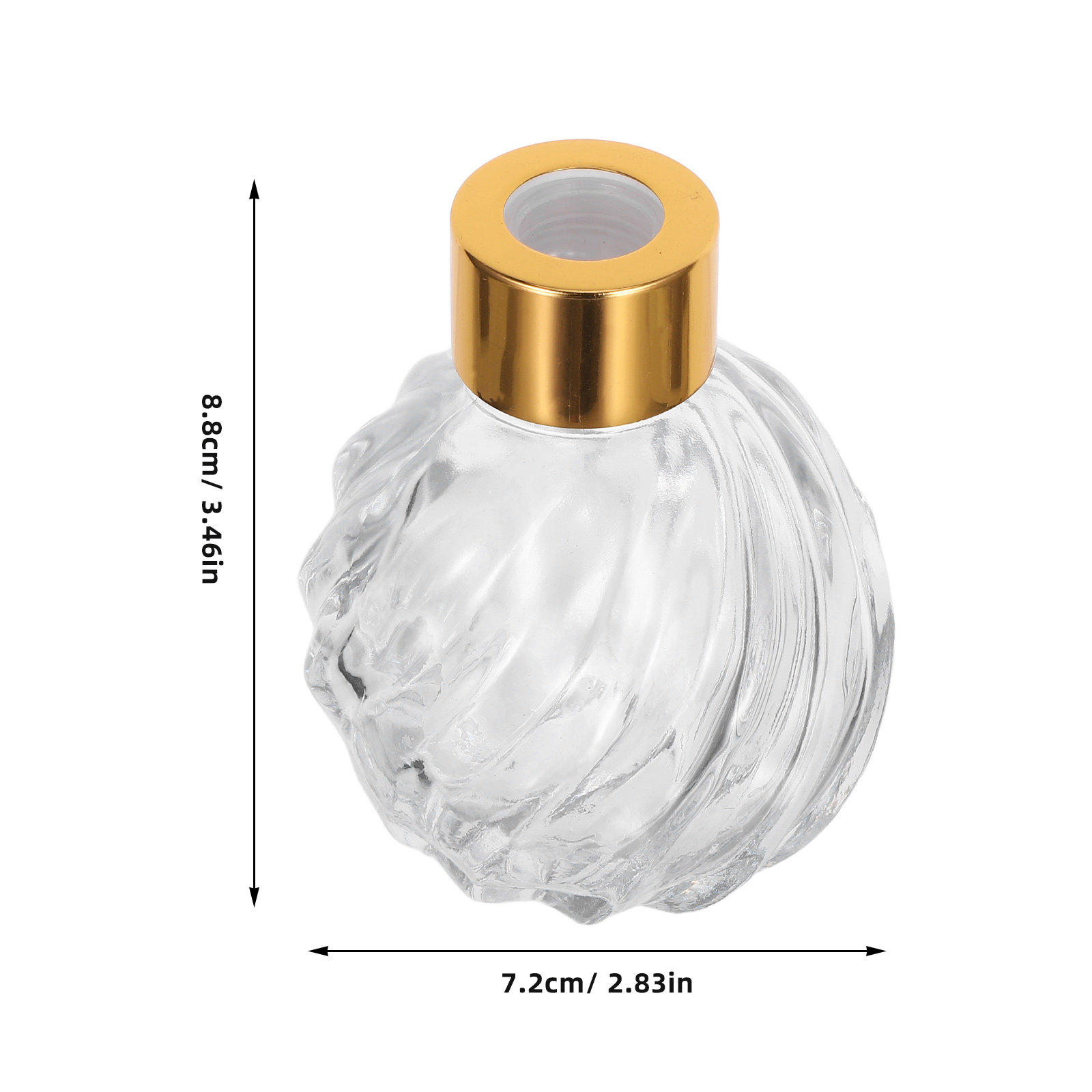 2Pcs 100Ml Clear Glass Vintage - Home Fragrance Leather Diffuser avis et prix