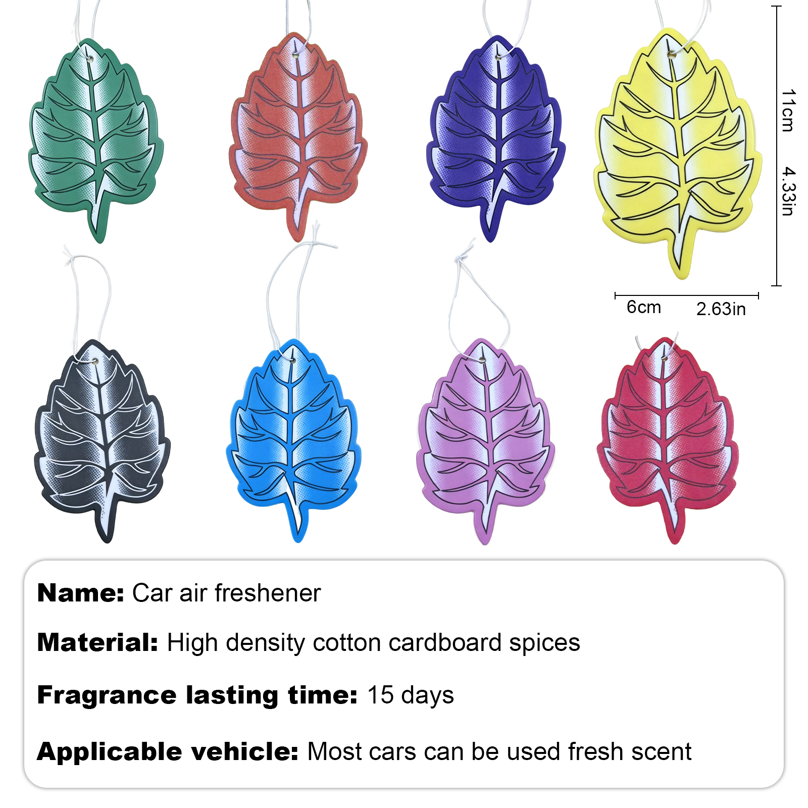 15 Pack Assorted Scent Car Air - Home Fragrance Janzen avis et prix