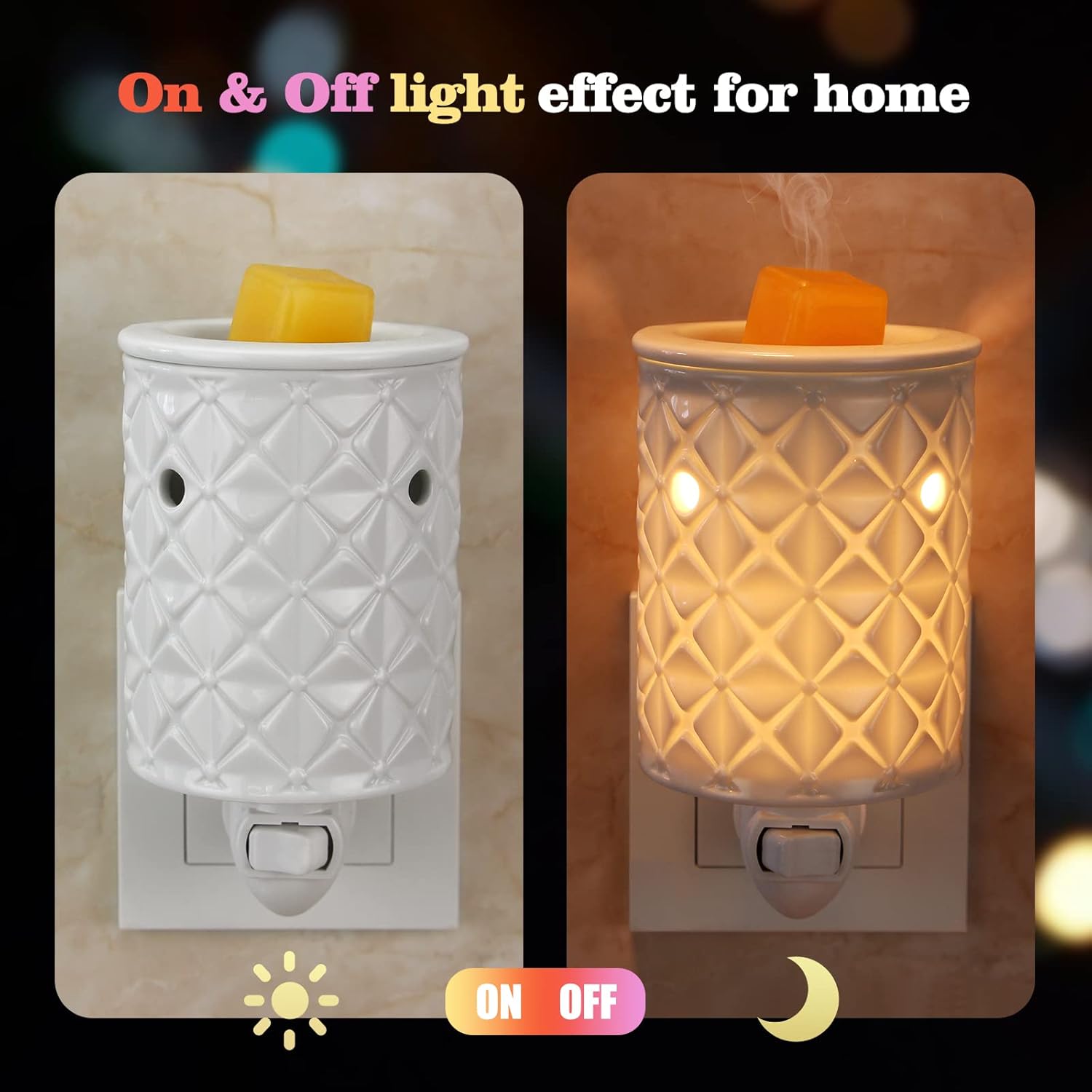 Plug in Wax Melt Warmer, Ceram - Home Fragrance Oil avis et prix