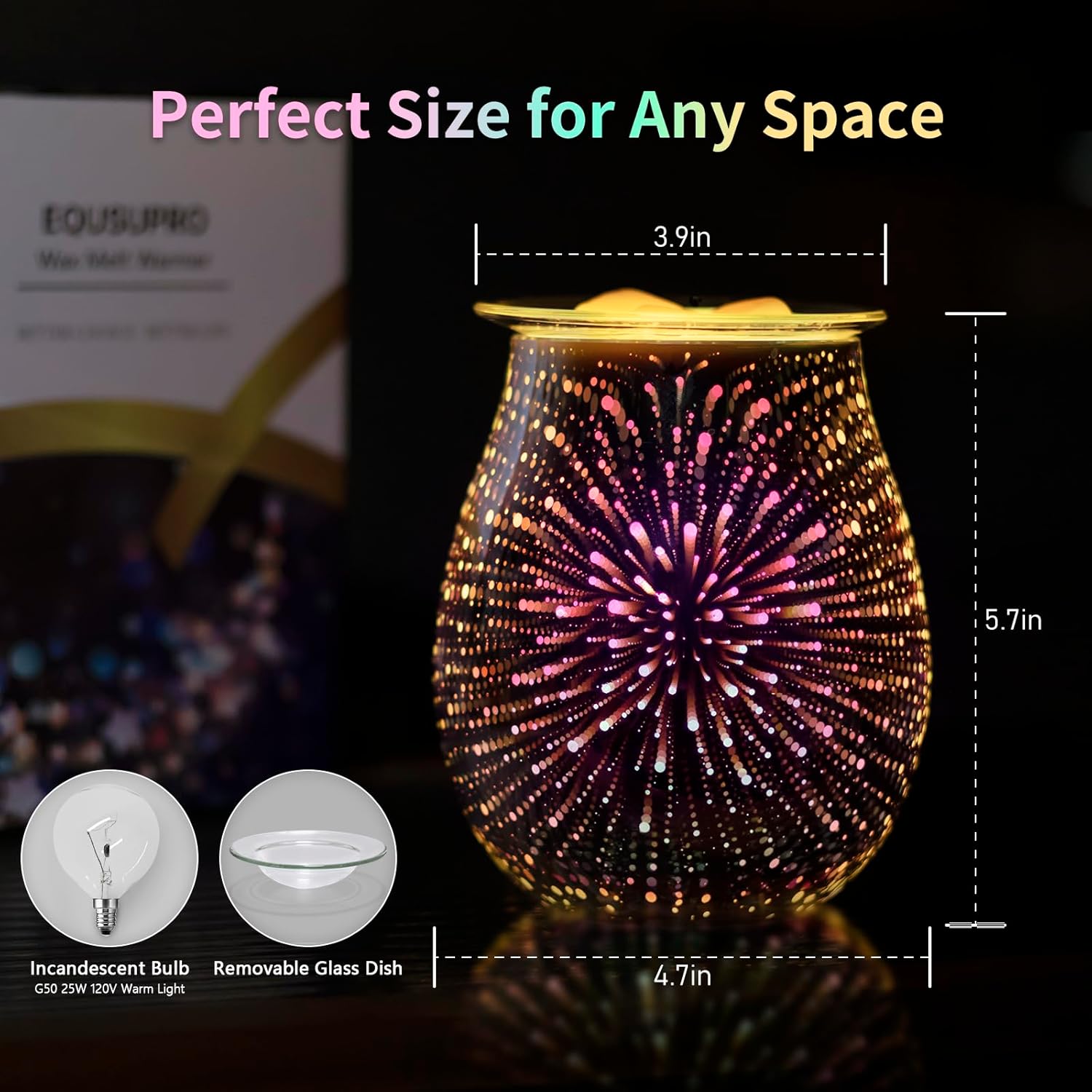 3D Glass Electric Wax Melt War - In Home Fragrance Products avis et prix